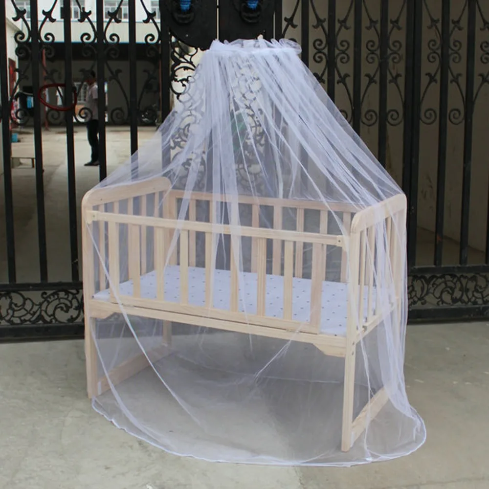 

Kids Crib Netting Summer Baby Bed Portable Cradle Mosquito Net Newborn Infant Toddler Polyester Bedding Tents Princess Mesh