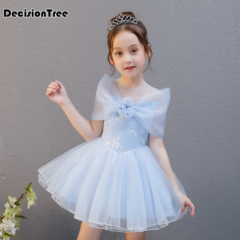 

2019 new girl dress white backless girls teenage princess dress irregular tutu years pink children dresses pink