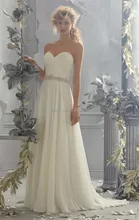 custom made vestidos de novia 2015 vintage wedding dress with detachable straps beading chiffon long backless bride dress 2015