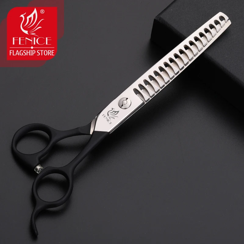 

Fenice 6.75 inch professional pet scissors for dog grooming shears high quality thinning scissors makas tijeras