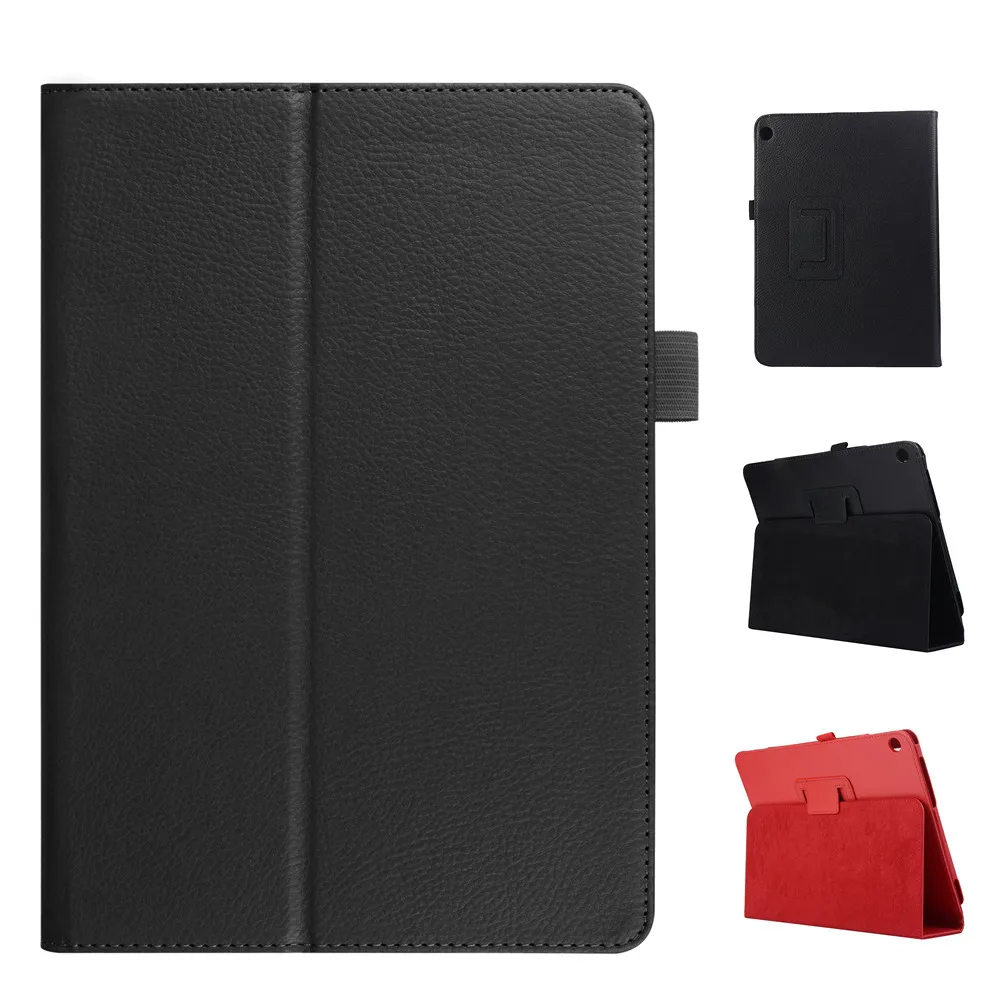 

2 Fold Litchi Tablet Case Case for Huawei MediaPad M3 Lite 10 10.1 BAH-W09 BAH-AL00 Tablet Case Flip Stand Cover Case