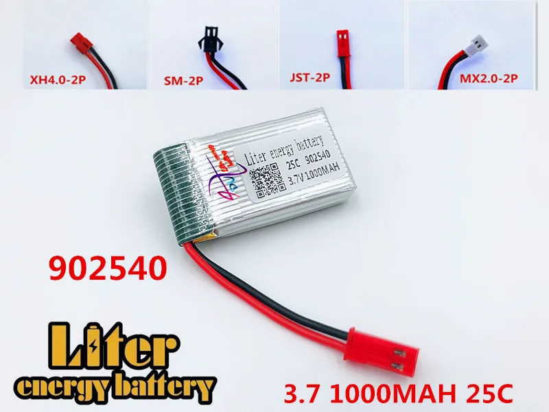 X400/X500/X300C/X800/1315/HJ818/HJ819 3,7 V 1000mAh 25c Lipo батарея 902540 RC Квадрокоптер Дрон запасная часть 3,7 v батарея