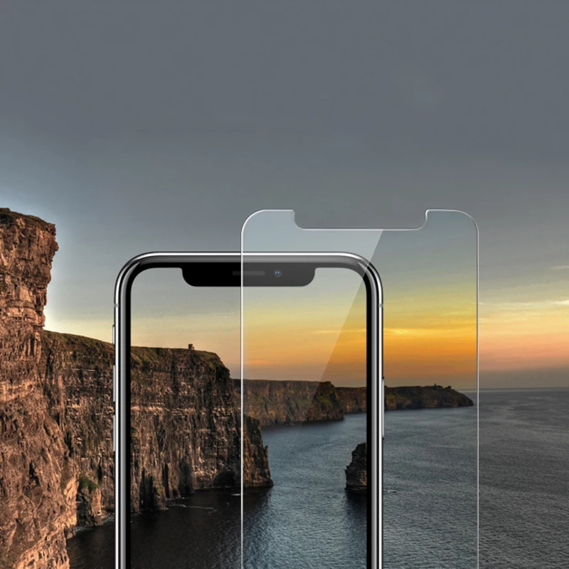 For iPhone XR Tempered Glass Screen Protector Case For iPhone XS MAX Screen Protector Scracth-Proof Glass Cover Caqa Couqa