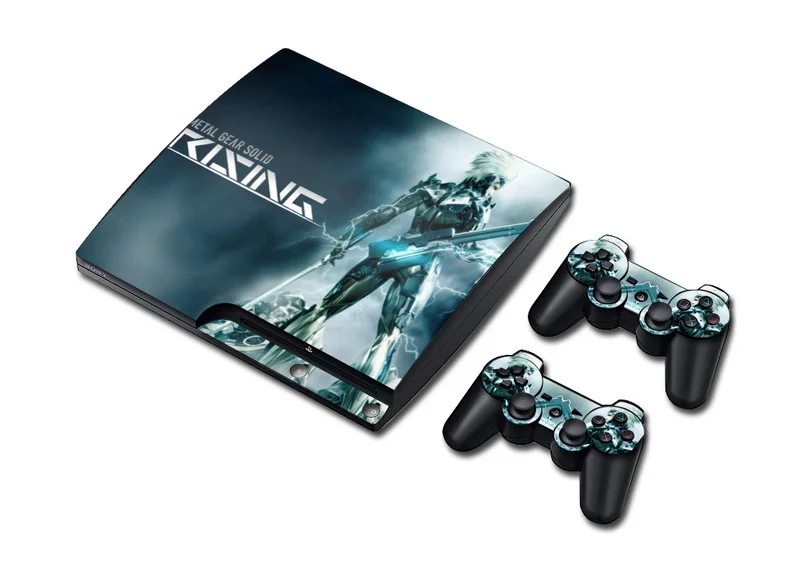 5 sets Кожи Наклейка Для PS3 Slim Игровой Консоли + 2 ШТ. Контроллер Обложка Теме