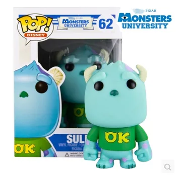 

Original Funko pop Monsters University - Mike Wazowski, Sulley Vinyl Figure Collectible Model Toy with Original Box