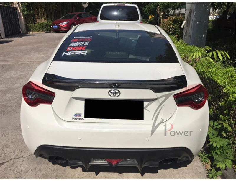 Применение для Toyota gt86 Subaru BRZ надрезаемая подкладка, ABS Материал заднего крыла с цветной внешний вид украшения посвященный