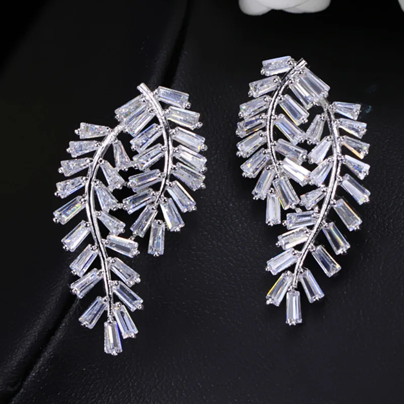 

Trendy Fashion Jewelry zircon earrings ear studs