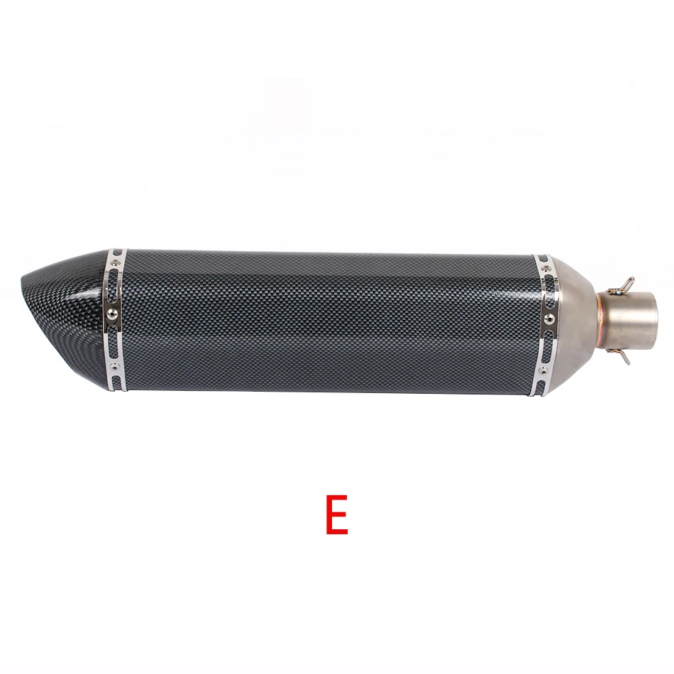 

Stainless Steel Motorcycle Exhaust Muffler Pipe Exhuast pipe Universal 51MM For For Yamaha YZF-R6 Suzuki GSX-R GSX-S1000