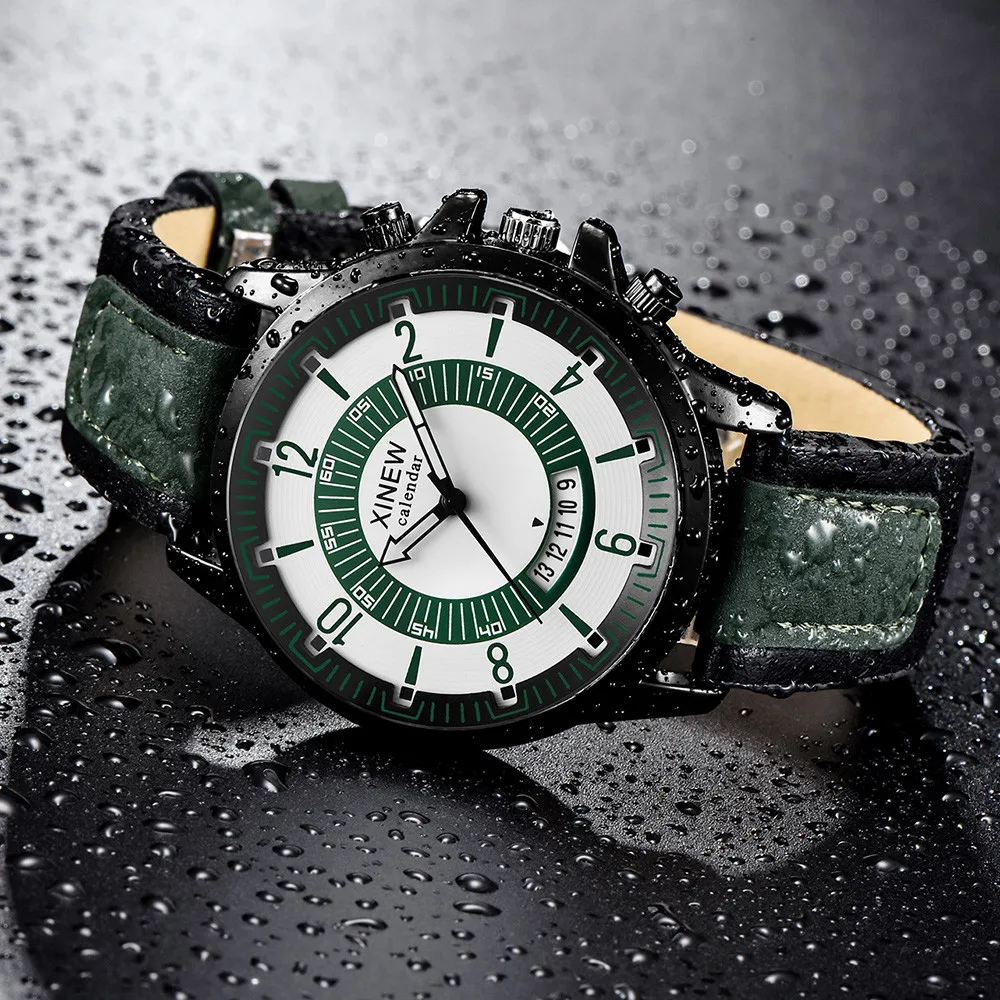 

XINEW Vintage Quartz Watch Men Watches Top Brand Luxury Male Clock Business Mens Wrist Watch Dropshipping 0807