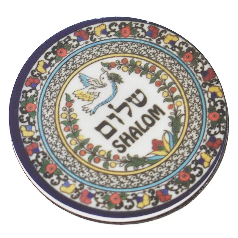 Lychee Jerusalem круглые магниты на холодильник акриловая верблюжья наклейка на холодильник сувенир для путешествий украшение для дома и кухни