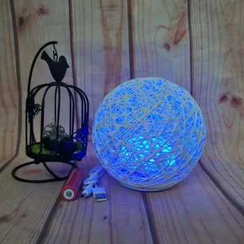 

2018 Creative Sepaktakraw Night Light Modern Eye Protection Table Light Bedside Living Room 7 Colors Dimming Pat Lamp