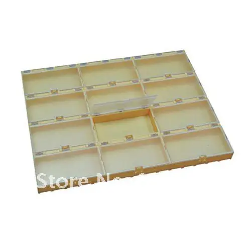 

free shipping 12pcs colorful SMT Electronic Component Mini Storage box