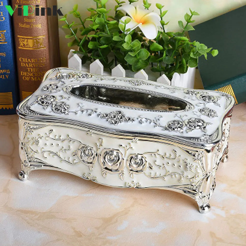 Beste Europese Stijl Acryl Tissue Box Mode Hoogwaardige Removanle Tissue Case Servet Doos Voor Thuis Kantoor KTV Hotel auto