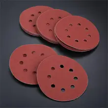 20Pcs 5 Inch Round Sandpaper Eight Hole Disk Sand Sheets Grit 40/60/100/180/400/600 Hook and Loop olishing Pad for Sander Grits 20Pcs 5 Inch Round Sandpaper Eight Hole Disk Sand Sheets Grit 40/60/100/180/400/600 Hook and Loop olishing Pad for Sander Grits