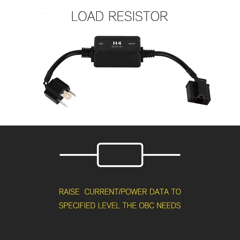 Oslamp 2шт Canbus жгут проводов адаптер H4 H7 H8 H9 H11 H13 9005 9006 светодиодный автомобильный