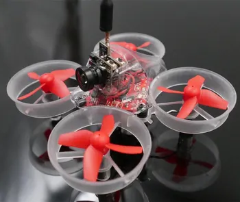 

DIY Tiny 6 indoor FPV brush mini drone frame kit F3 brush flight control,615 brush motors,275 integrated VTX camera,DSM receiver