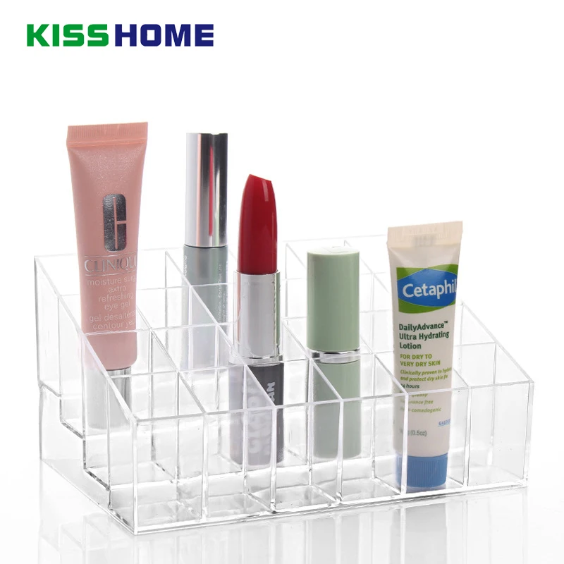 

14.3*9.5*7.3cm Clear Acrylic Cosmetic Organizer Box Makeup Storage Drawer Desk Bathroom Makeup Brush Lipstick Table Holder