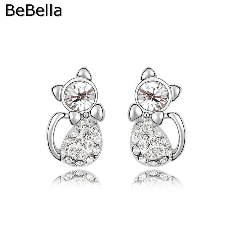 Женские серьги гвоздики с чешскими кристаллами|earrings for|for earringsnecklace earring |
