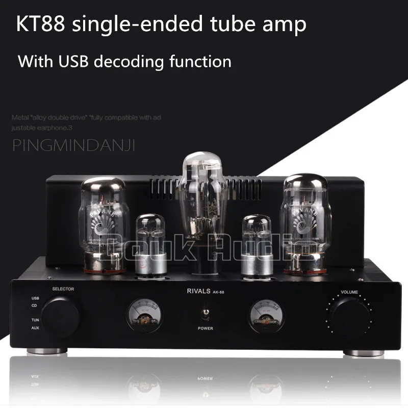 Nobsound KT88 ламповый усилитель HiFi Одиночный усилитель мощности класса A с декодированием USB обновление компьютерной звуковой карты