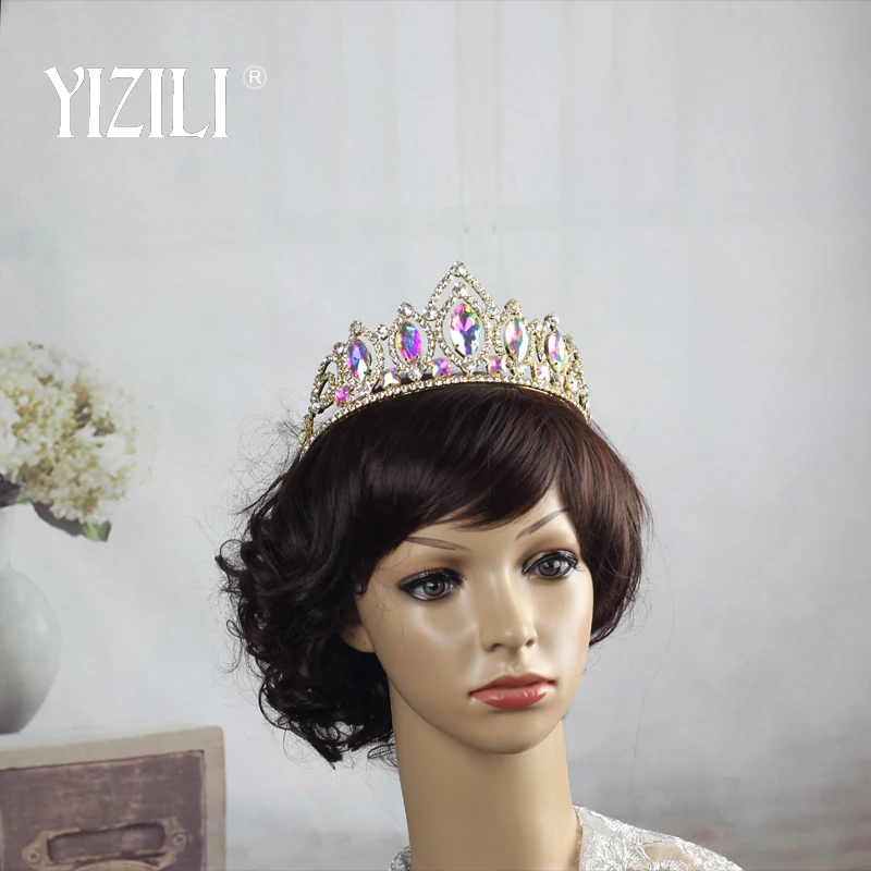 YIZILI Новый Европейский роскошный большой AB кристаллическая Свадебная
