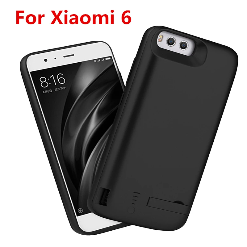 

6500 Mah For xiaomi mi6 Battery Case Fashion External Backup mi6 Power Case Charger Cover Pack For xiaomi mi6 Battery case