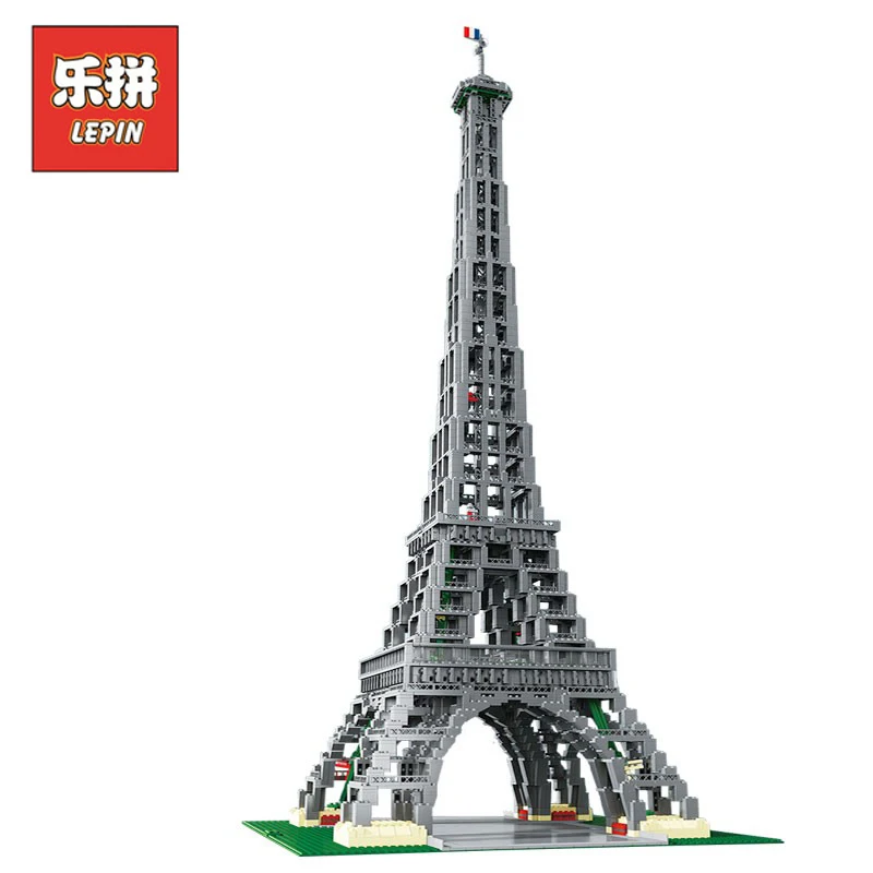 

Lepin 17002 3478pcs City Street Figures The Paris Eiffel Tower Sets Model Building Kits Blocks Bricks Kids Toys Compatible 10181