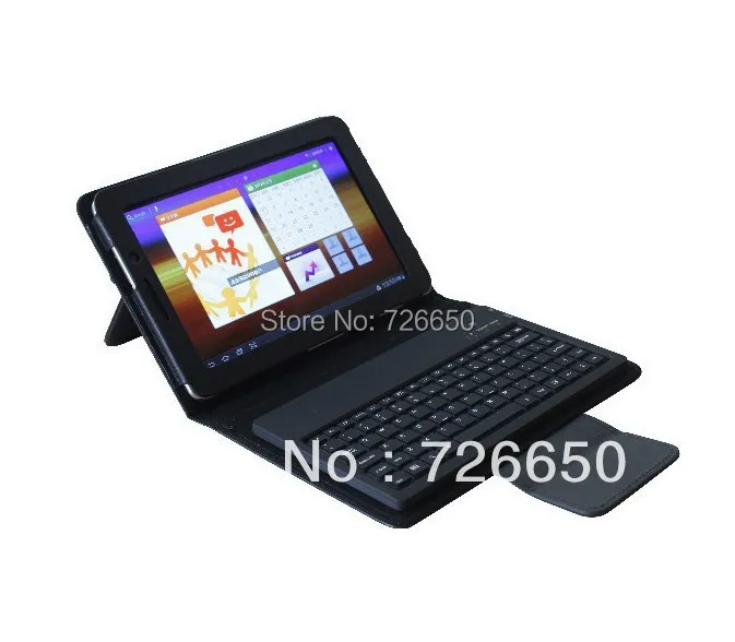 Bluetooth клавиатура Роскошный кожаный чехол для Samsung Galaxy Tab 2 " P3100 P3110 P3113 для Galaxy Tab P6200 P6210