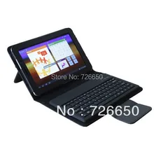 Bluetooth клавиатура Роскошный кожаный чехол для Samsung Galaxy Tab 2 " P3100 P3110 P3113 для Galaxy Tab P6200 P6210