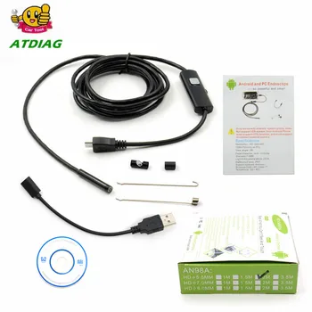 

5.5mm 2M Lens HD 720P USB Endoscope Waterproof 6 LEDs Inspection Pipe Endoscope Camera Borescope For Android Phone