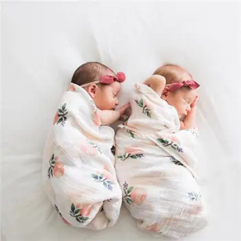 

2018 New Soft Newborn Kids Swaddle Sleeping Baby Girl Boy Muslin Wrap Bedding Blanket