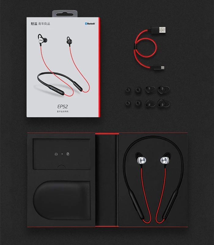 Original Meizu EP52 Wireless Bluetooth Earphone 4.1 Waterproof IPX5 Sport Earphone Stereo Headset Supporting Apt-X 8 Hours Play