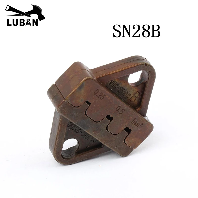 

SN28B MINI EUROPE STYLE Die Sets for SN CRIMPING PLIER series hand crimping tool and for SN-28B crimping tool 0.25-1mm2 jaws