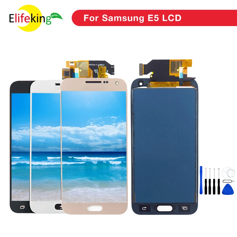 5 0 &quotдля SAMSUNG E5 ЖК-дисплей для Samsung Galaxy E500 E500F E500H кодирующий преобразователь