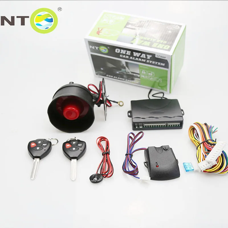 

One way car alarm remote anti-hijacking Central door locking system automation Trunk release Car finding/help calling NT898F