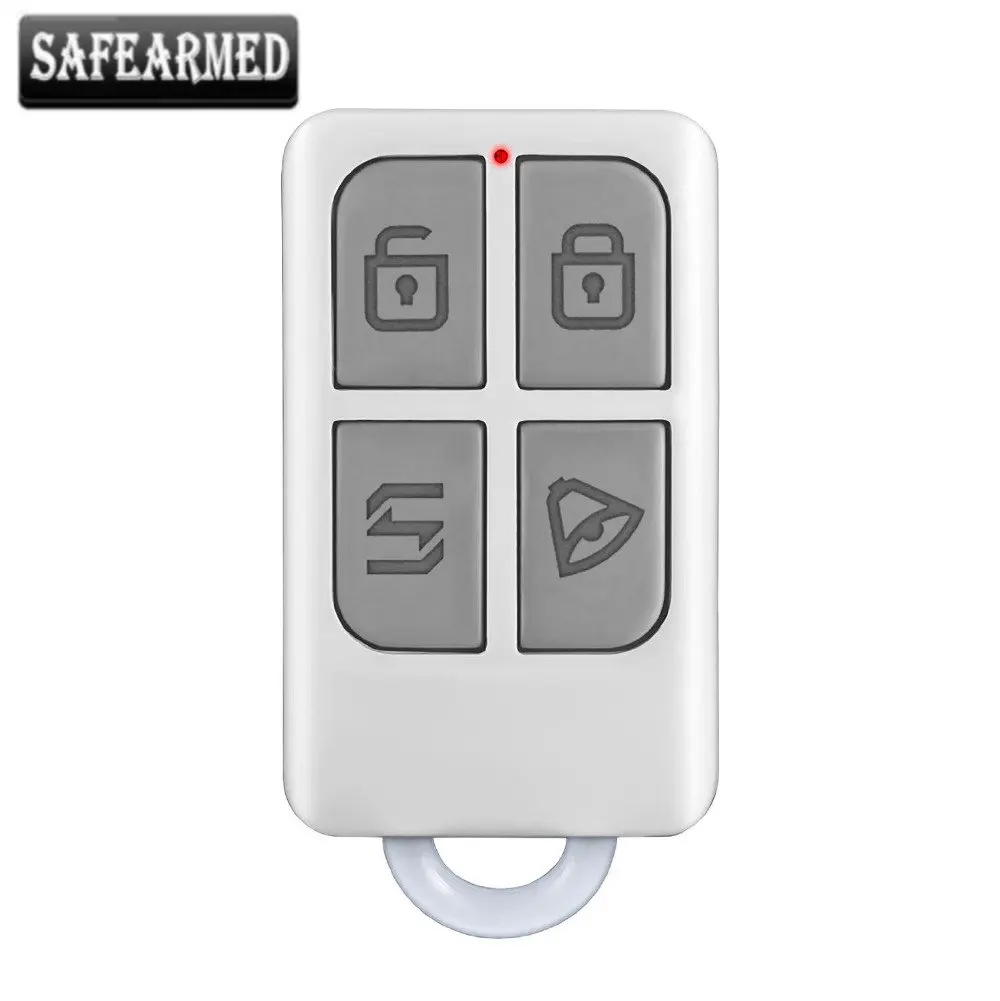 

Wireless High-performance Portable Remote Control 4 Buttons For GSM PSTN Home Alarm System