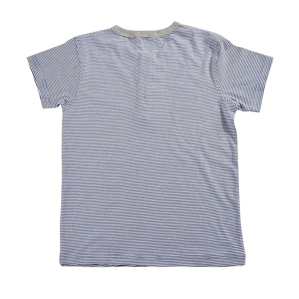 LEJIN Детские рубашки для мальчиков футболка Летняя одежда Рубашка с короткими рукавами детские топы в хлопкового трикотажа