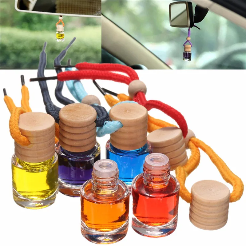 Buy Glass Bottle Car Vehicle Aroma Oil Air Freshener