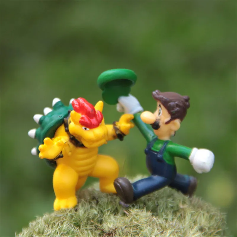8pcs/set 3-4cm Cute Anime Super Mario Bros Mini Action Figures Mario & Luigi Koopa Resin Action Figures Toys Baby Toy Gift 8pcs/set 3-4cm Cute Anime Super Mario Bros Mini Action Figures Mario & Luigi Koopa Resin Action Figures Toys Baby Toy Gift