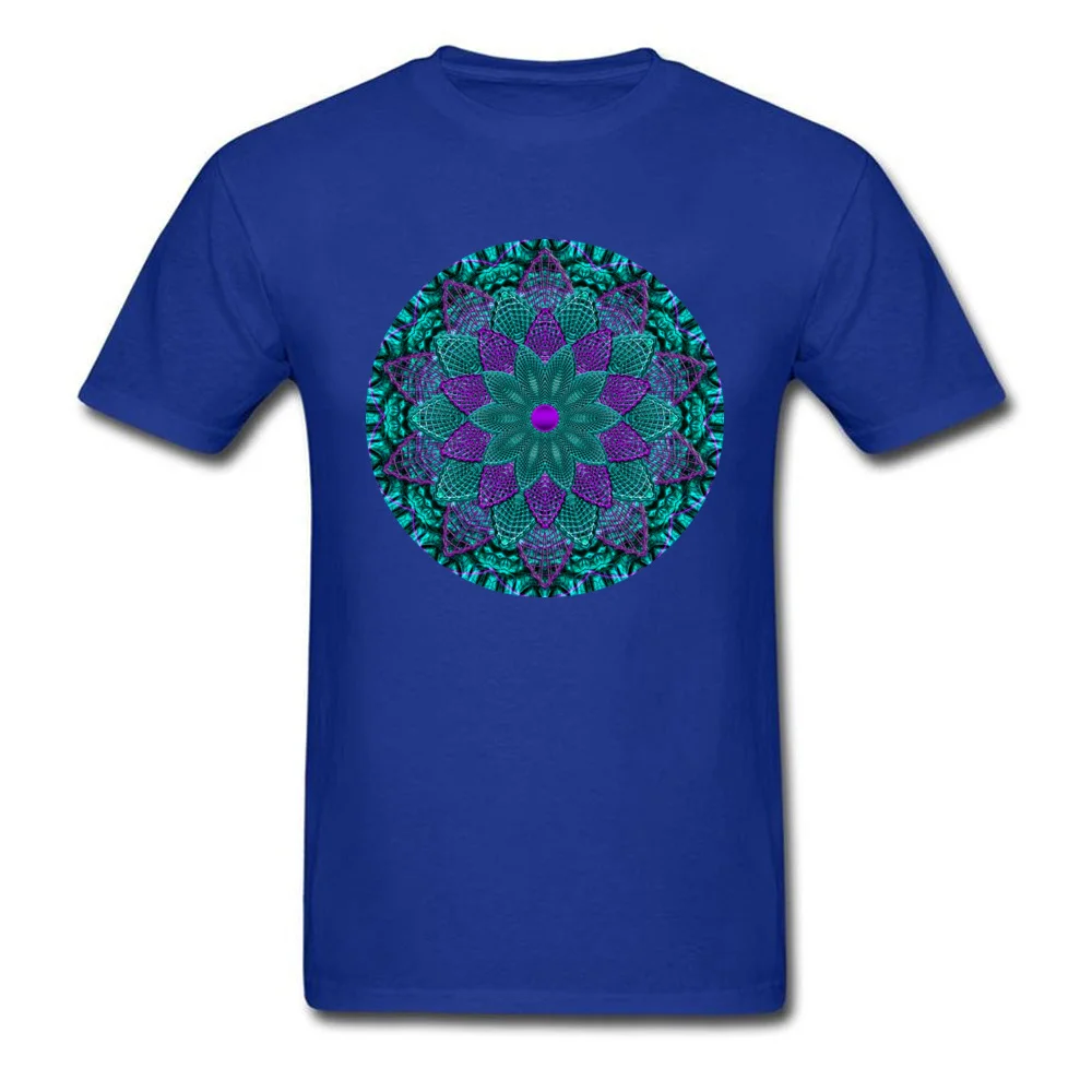 MANDALA DESIGN T SHIRT 241_blue