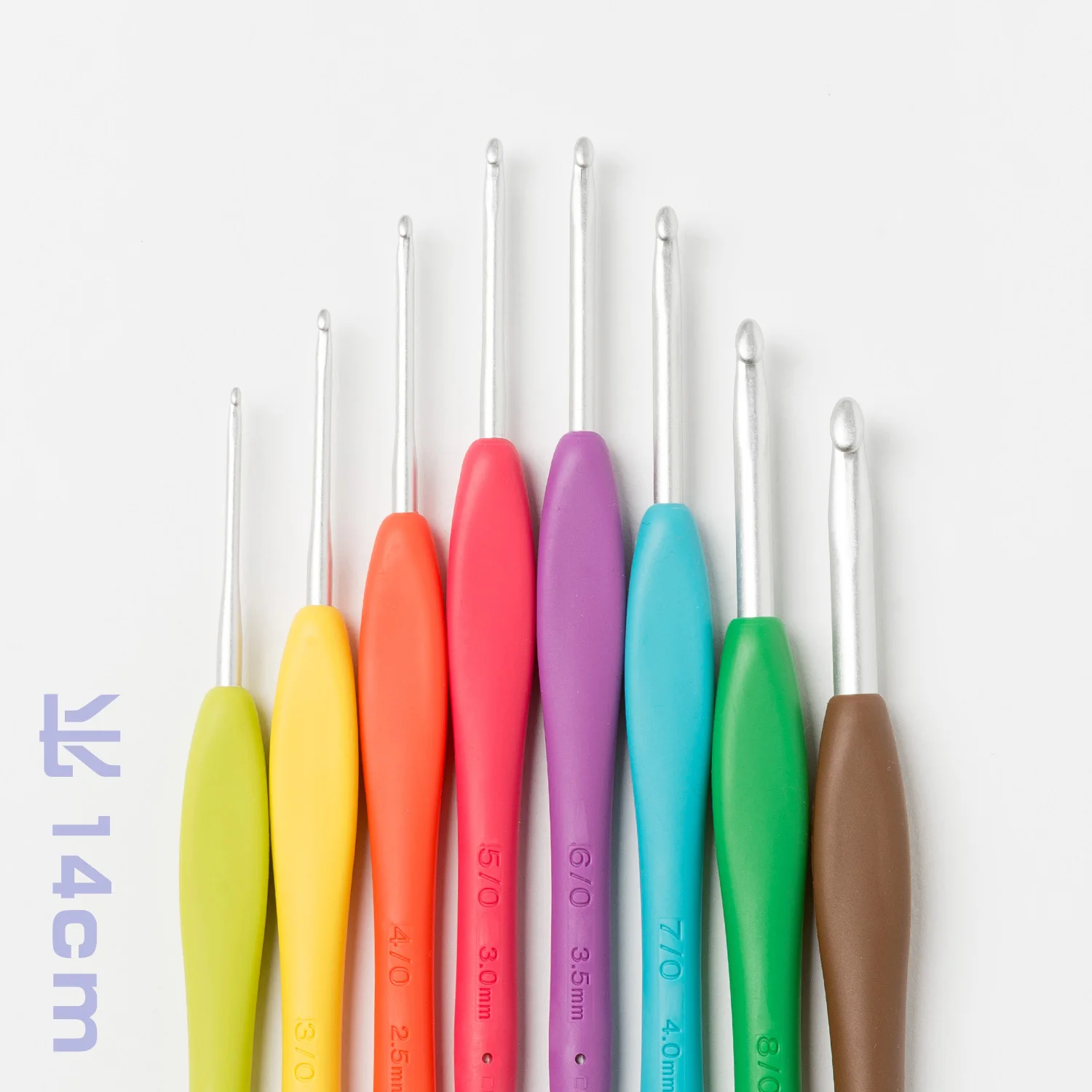 Clover Crochet Hooks Set of 8 and Zipper Case Set from Japan