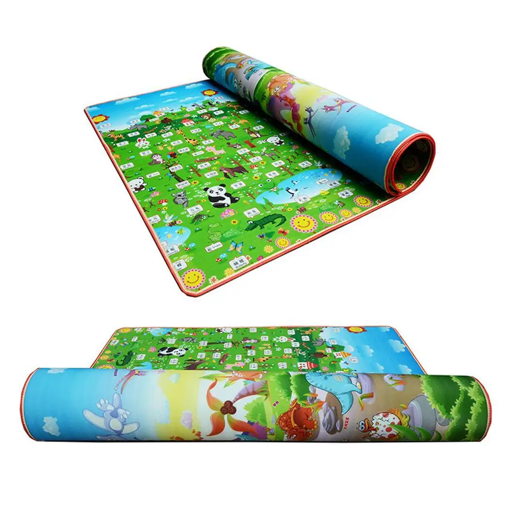 

Kids Play Mat Developing Foam Crawling Rug Double Home, Picnic Various Baby Surface Carpets Educational Toy
