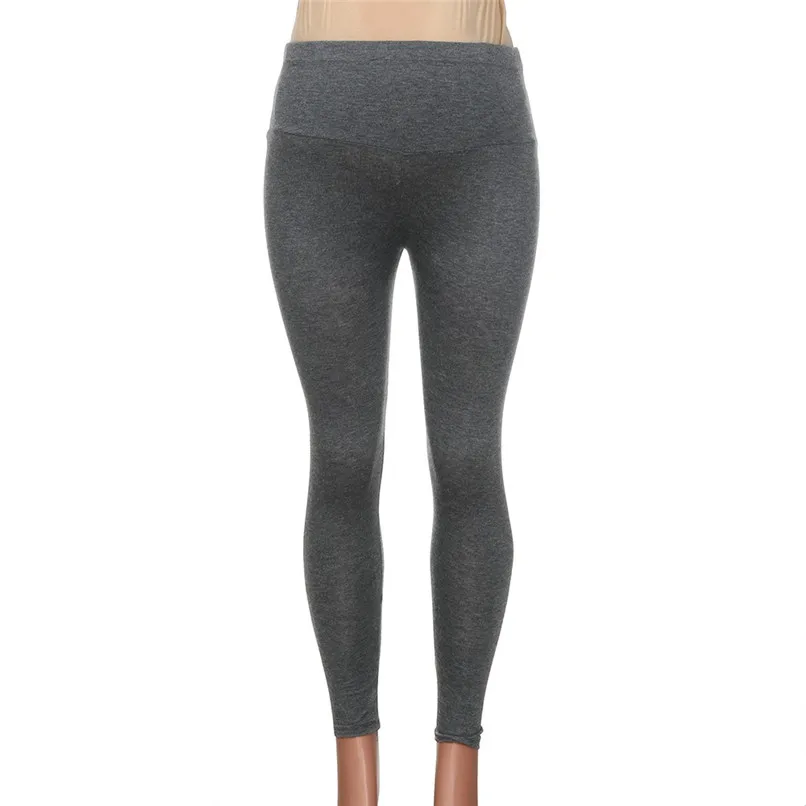 Maternity Clothes Pregnant Clothes Women Maternity Pregnant Solid Tights Pants Trousers Maternity Pants ropa maternidad D03 (4)