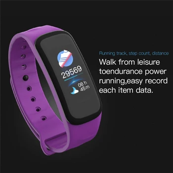 

Smart Sports Watches Tracker Waterproof Heart Rate Monitor Blood Pressure Wristband Outdoor Fitness Equipment
