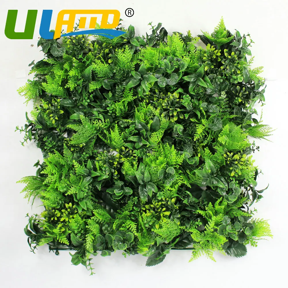 Outdoor Artificial Grass Boxwood Mat 25X25cm/pc Decorative Fake Ivy