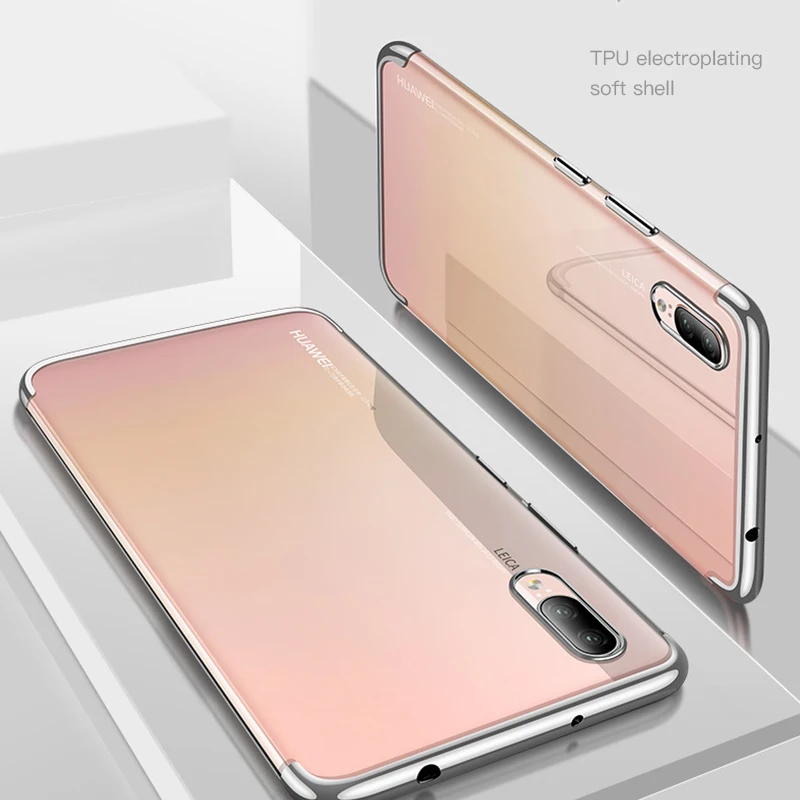 Luxury Slim Case For Huawei P20 P20 Lite P20 Pro P Smart Back Cover Transparent TPU Clear Soft Case For Huawei P9 P10 Lite Capas (17)