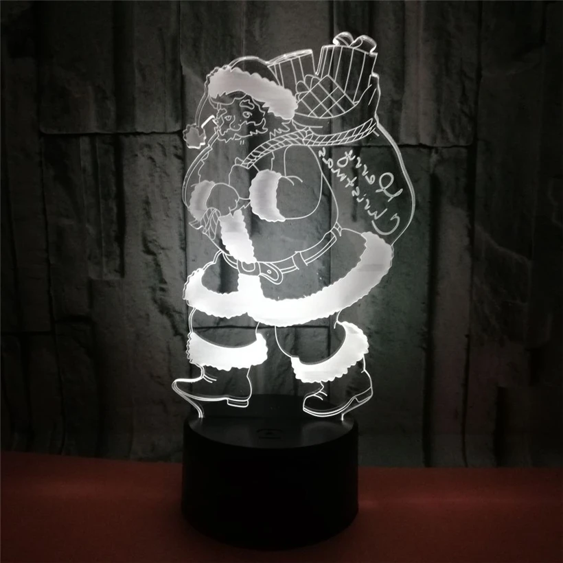 Santa Claus 3D night light (7)