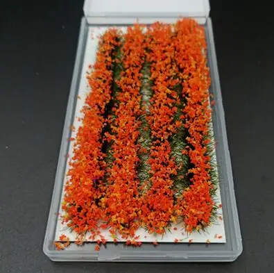 Моделирование цветы песок модель стола архитектурная сцена Открытый Пейзаж сцена платформа DIY материалы ручной работы - Цвет: orange
