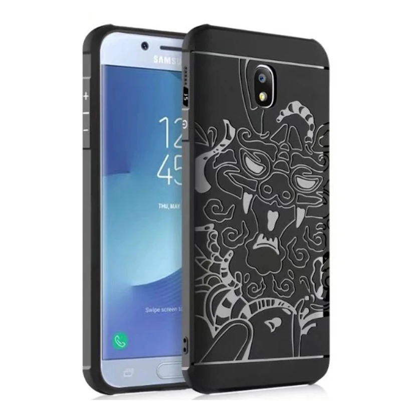 MLLSE 3D Stereo Relief Painting Dragon Back Cover For Samsung Galaxy J330 J530 J730 2017 Soft Silicon Matte TPU Phone Fundas (6) - 