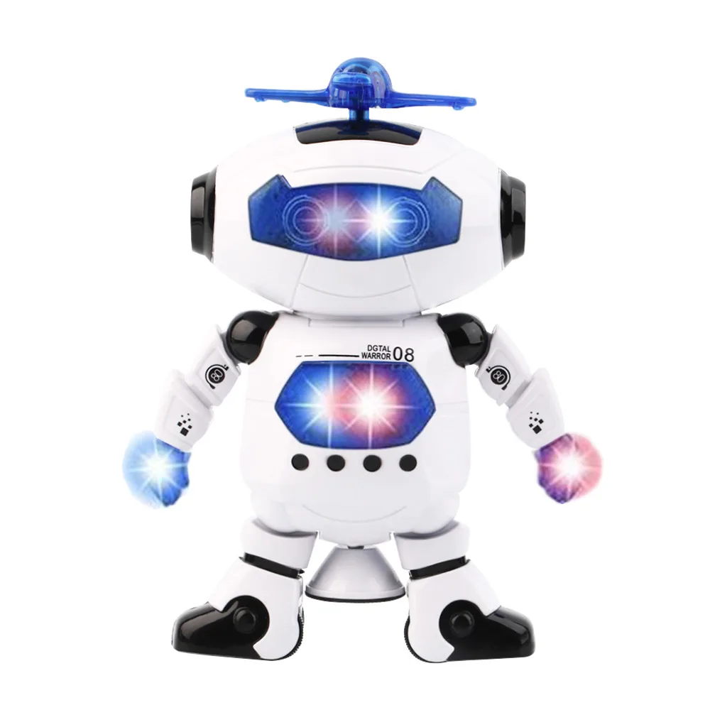 electronic walking dancing robot toy
