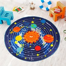 Buy Baby Newborn Infant Blue Space Star Game Play Mats Kid Crawling Carpet Multifunctional Round Rectangle Blanket Floor Rug 2 Style Free Shipping